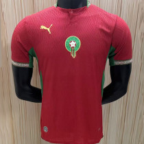 2026/27 Morocco Home Red Player Version Soccer Jersey