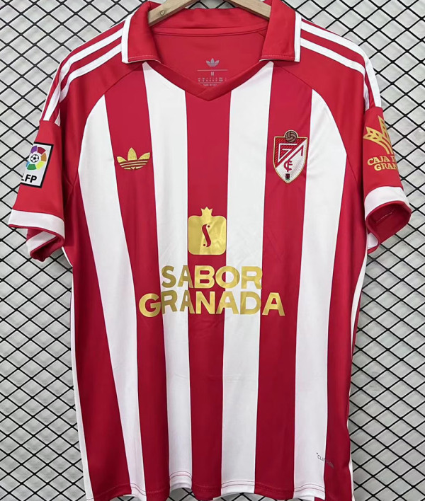 2026/27 Granada Red Retro Style Soccer Jersey