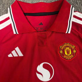 2026/27 M Utd Home Red Kids Soccer Jersey 白裤