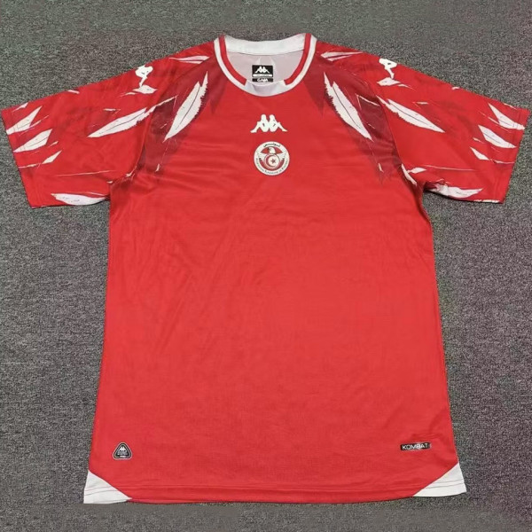 2026/27 Tunisia Home Red Fans Soccer Jersey