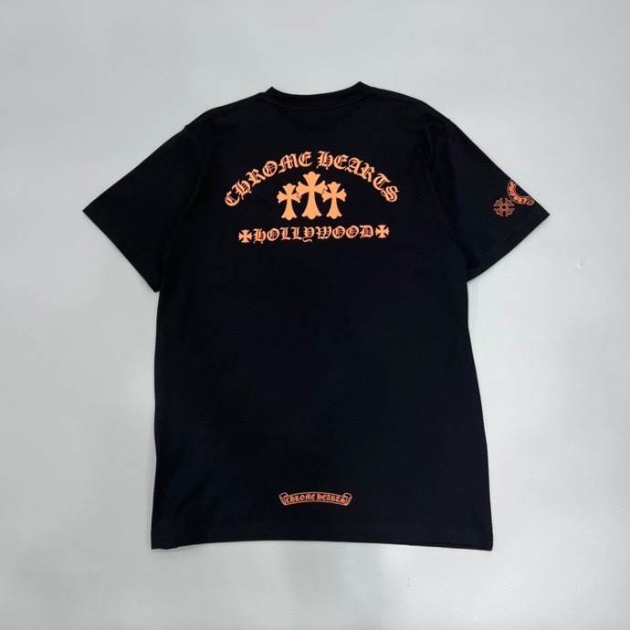 1:1 quality version Orange Triple Cross Hollywood Print Pocket T-Shirt 2 colors 29093909