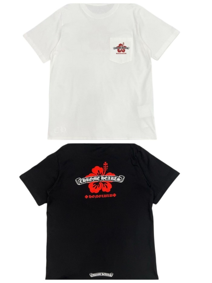 1:1 quality version Hawaiian Flower & Sanskrit Logo Print T-Shirt 2 colors 29093792