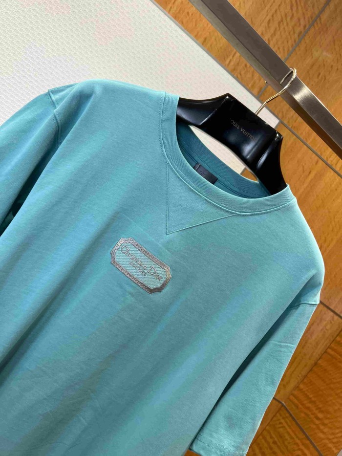 1:1 quality version Luxury Feel Embroidered Combed Cotton Daily T-Shirt 4 colors 29106520