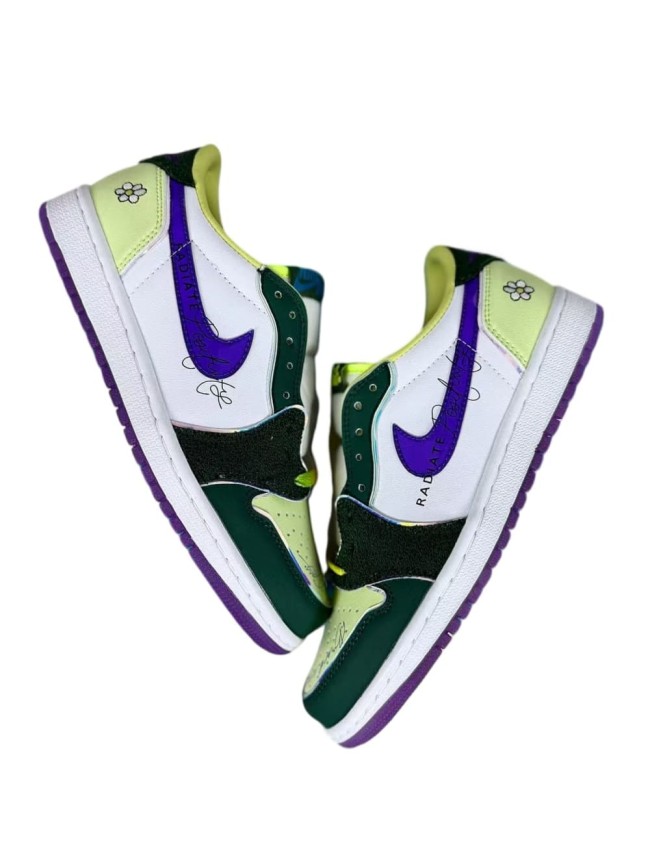 1:1 quality version Air @j1 Low OG Doernbecher 2023 Charity Co-branded Fun Embroidered Skate Shoes 29097039