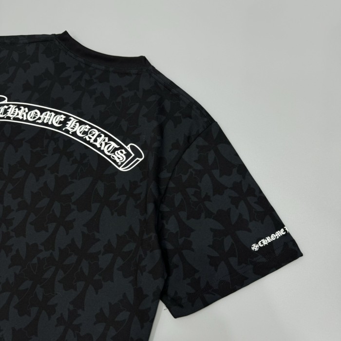 1:1 quality version Tonal Cross All-Over Print & Chrome Hearts Logo T-Shirt 29096835