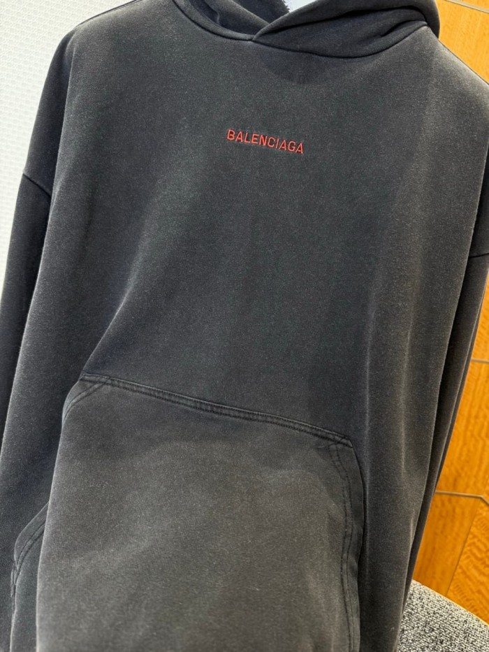 1:1 quality version Red Logo Embroidered Vintage Hoodie 29093637