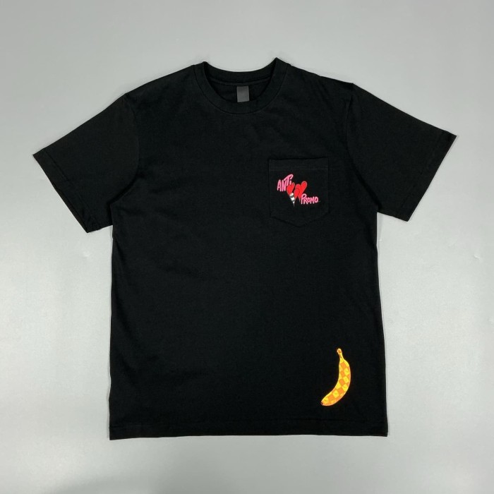 1:1 quality version Anti Promo Banana & Pom Pom Print Graffiti T-Shirt 2 colors 29093663