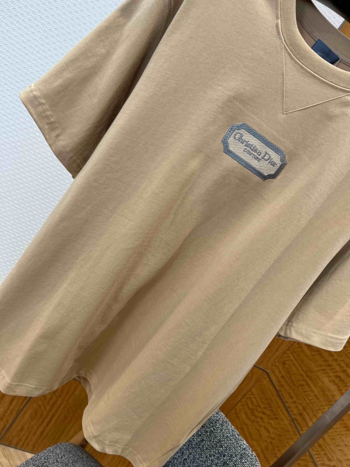 1:1 quality version Luxury Feel Embroidered Combed Cotton Daily T-Shirt 4 colors 29106520