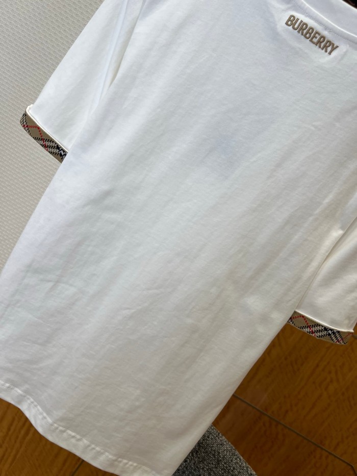 1:1 quality version Classic Knight Embroidered Solid Color Basic T-shirt 2 colors 29105494