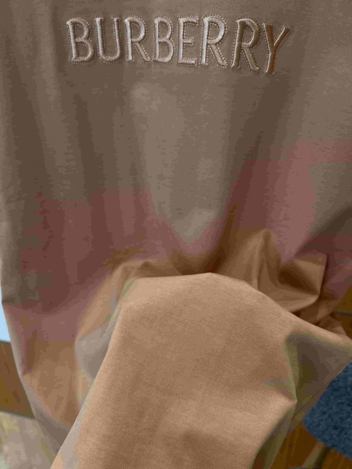 1:1 quality version Classic Letter Embroidered Crewneck T-shirt 2 colors 29105344