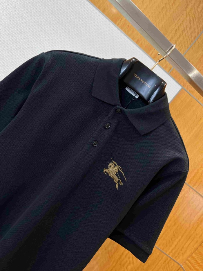 1:1 quality version Embroidered Equestrian Knight Logo Pique Polo Shirt 2 colors 29105698