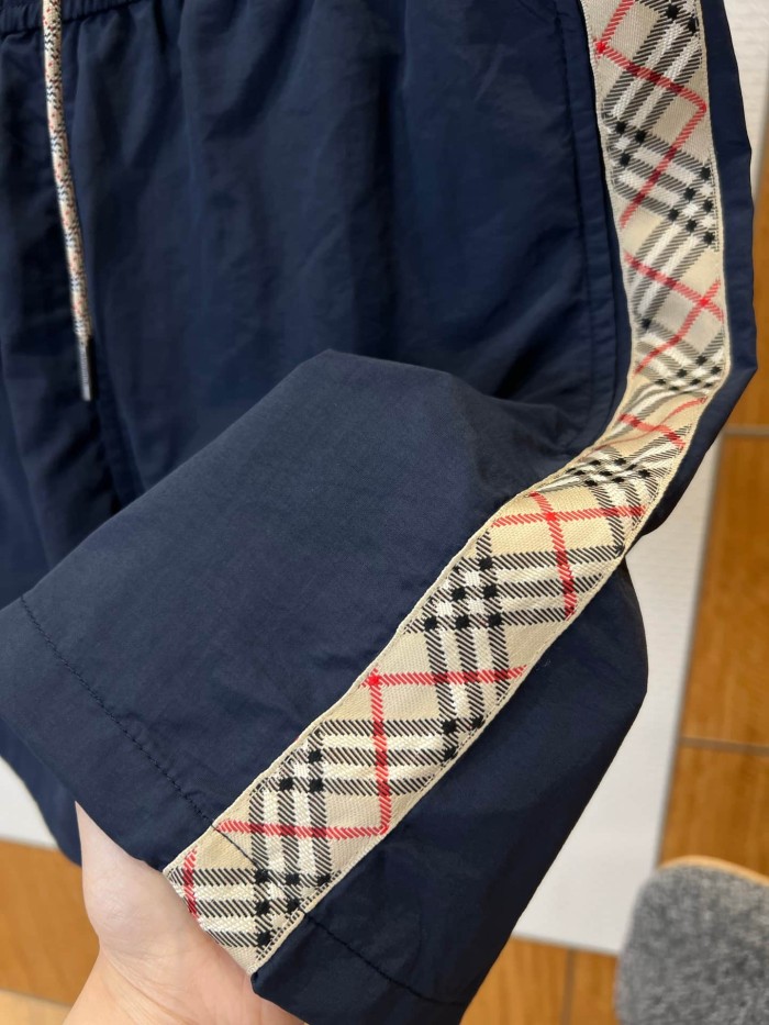 1:1 quality version Classic Plaid Trim Quick Dry Casual Shorts 5 colors 29105431
