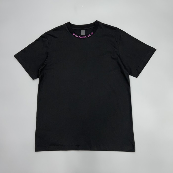1:1 quality version Pink Logo & Sanskrit Neckline Letter Los Angeles T-Shirt 2 colors 29094030