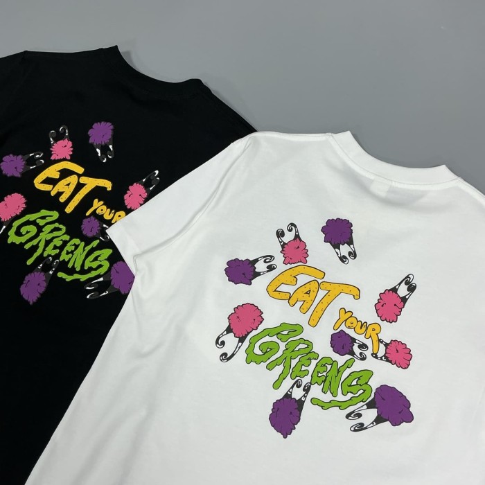 1:1 quality version Anti Promo Banana & Pom Pom Print Graffiti T-Shirt 2 colors 29093663