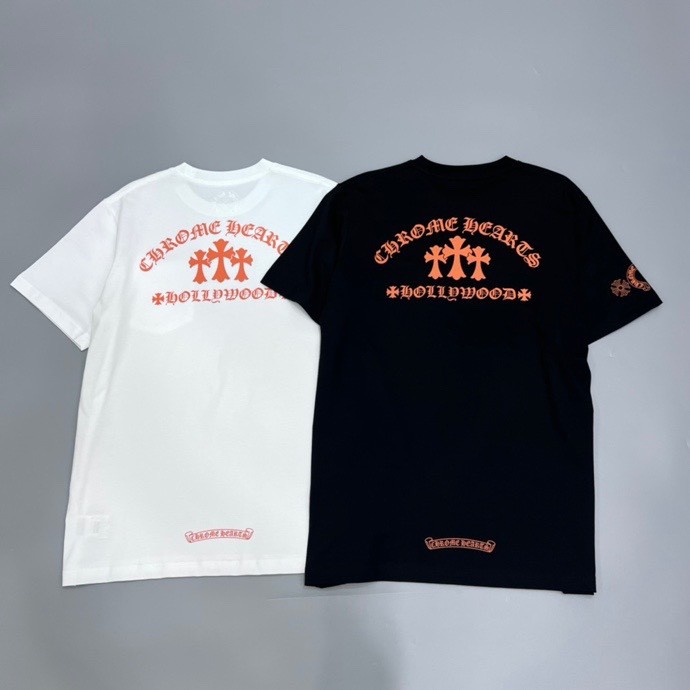 1:1 quality version Orange Triple Cross Hollywood Print Pocket T-Shirt 2 colors 29093909