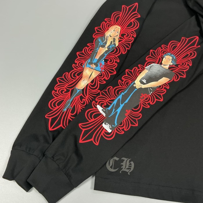 1:1 quality version Deadly Doll Limited Anime Girl Graffiti Letter Logo Long Sleeve T-Shirt 2 colors 29093677