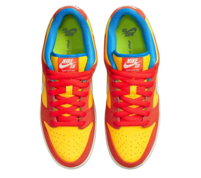 [plus-size shoes]N SB Dunk Low Bart Simpson Skate Shoes 29097974
