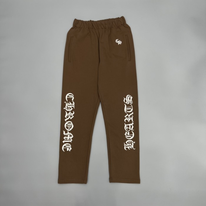 1:1 quality version Gothic Letter &  CH  Logo Print Straight Sweatpants 2 colors 29097785