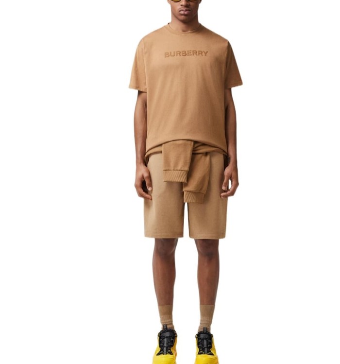 1:1 quality version Classic Letter Embroidered Crewneck T-shirt 2 colors 29105344