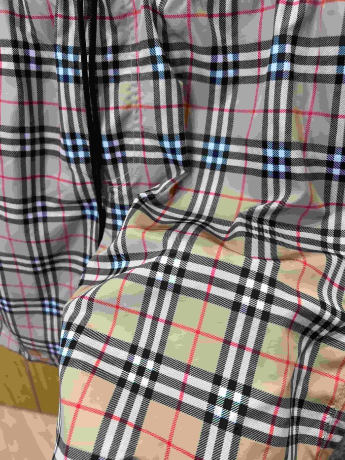 1:1 quality version Classic Plaid Drawstring Casual Shorts 29105480