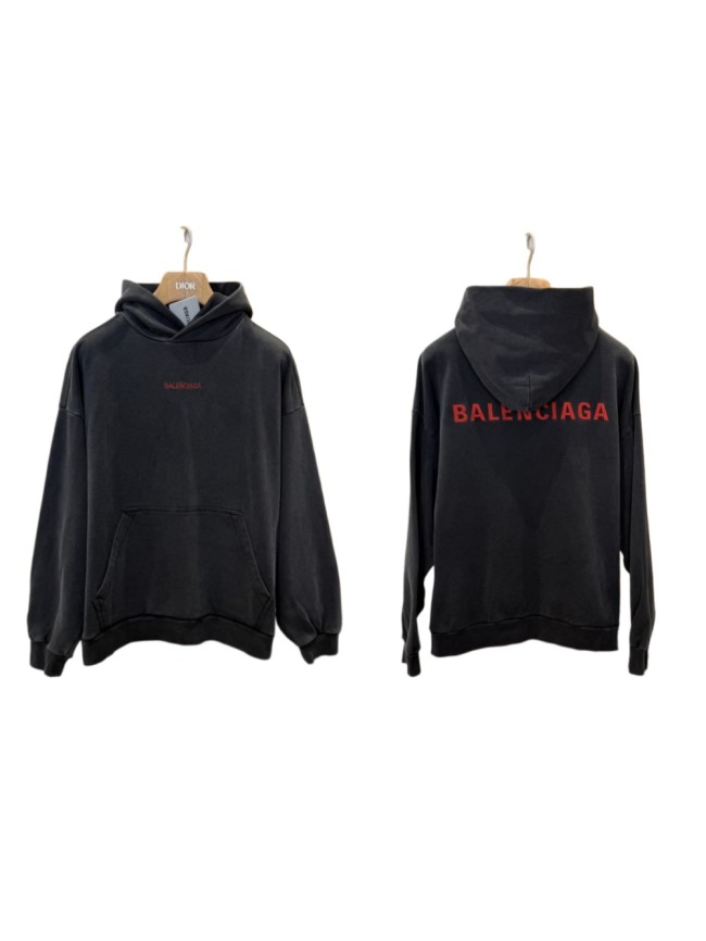 1:1 quality version Red Logo Embroidered Vintage Hoodie 29093637