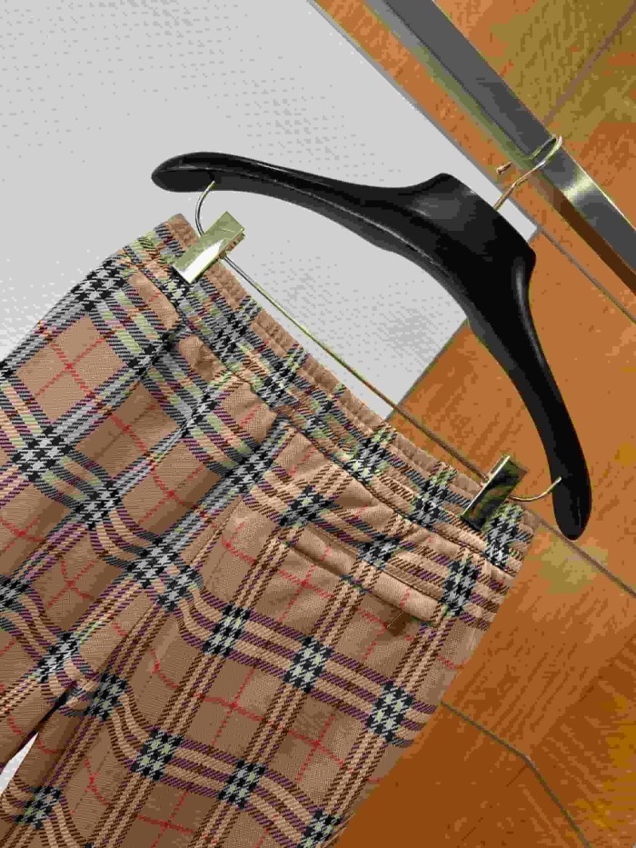 1:1 quality version Classic Check Drawstring Cargo Shorts 29106322