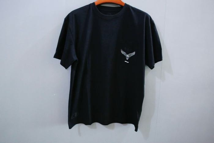 1:1 quality version Yungblud Cross Skull Print Cotton Pocket T-Shirt 29093623