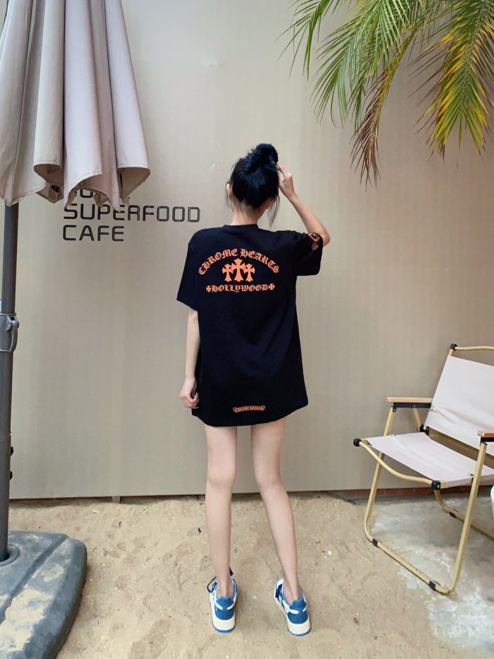 1:1 quality version Orange Triple Cross Hollywood Print Pocket T-Shirt 2 colors 29093909