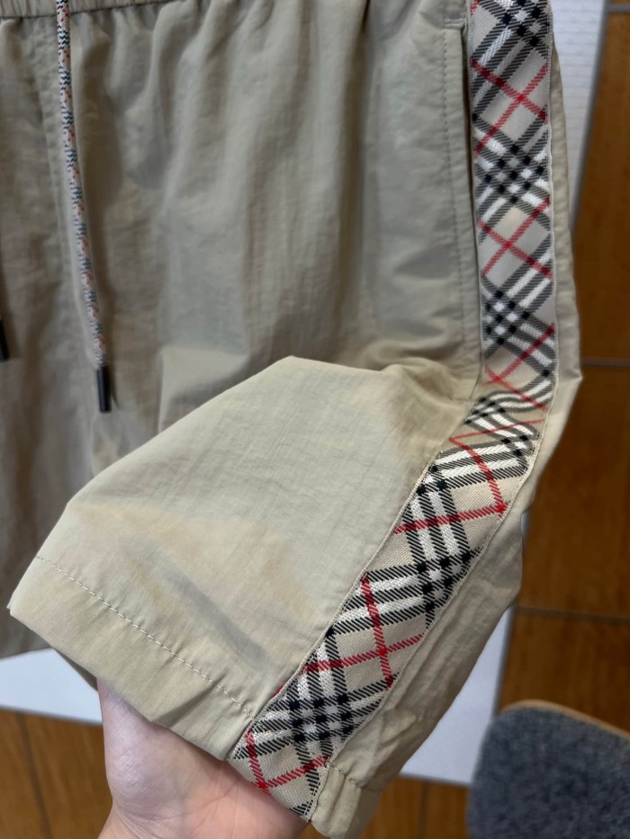 1:1 quality version Classic Plaid Trim Quick Dry Casual Shorts 5 colors 29105431