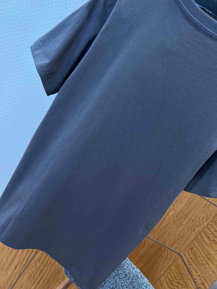 1:1 quality version Luxury Feel Embroidered Combed Cotton Daily T-Shirt 4 colors 29106520