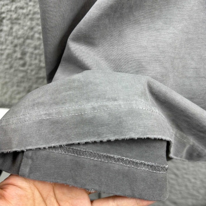 1:1 quality version Multi-Color Cross & Tongue Logo Washed Gray T-Shirt 29098049