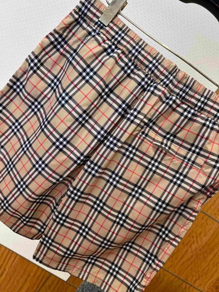 1:1 quality version Classic Plaid Drawstring Casual Shorts 29105480