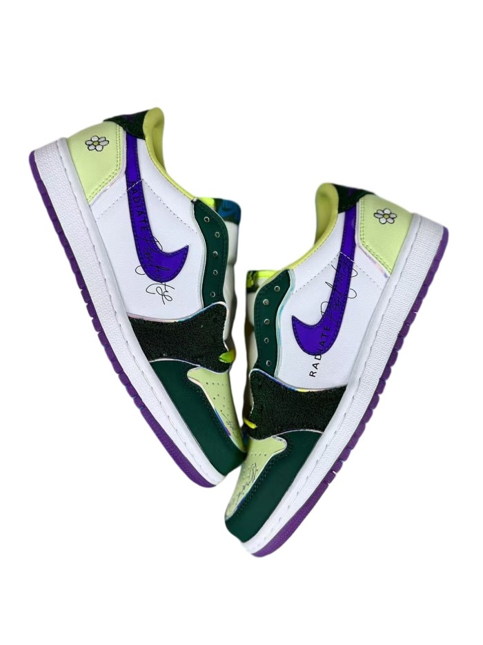 1:1 quality version Air @j1 Low OG Doernbecher 2023 Charity Co-branded Fun Embroidered Skate Shoes 29097039
