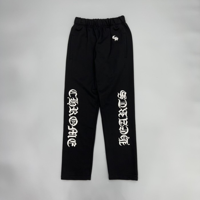 1:1 quality version Gothic Letter &  CH  Logo Print Straight Sweatpants 2 colors 29097785