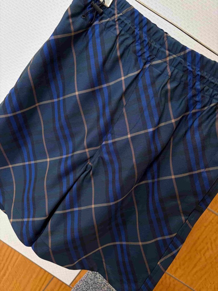 1:1 quality version Classic Check Drawstring Quick Dry Swim Shorts 3 colors 29105540