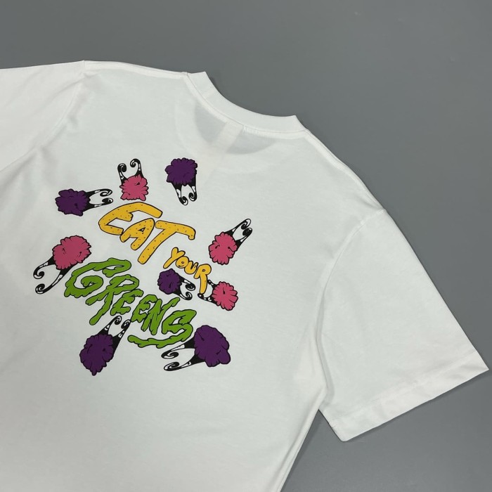 1:1 quality version Anti Promo Banana & Pom Pom Print Graffiti T-Shirt 2 colors 29093663