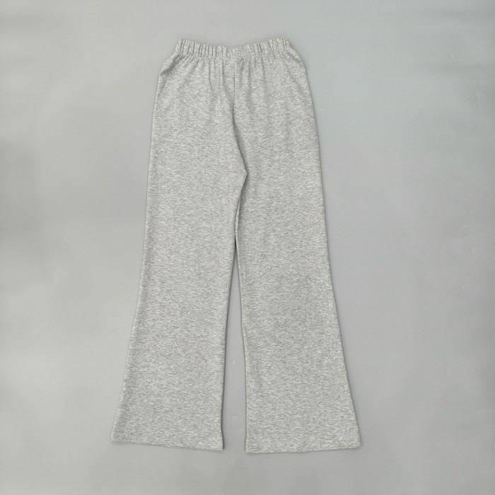 1:1 quality version Elastic Waist Triple Cross & CH Logo Print Gray Wide Leg Pants 29097749