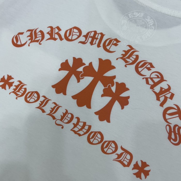 1:1 quality version Orange Triple Cross Hollywood Print Pocket T-Shirt 2 colors 29093909
