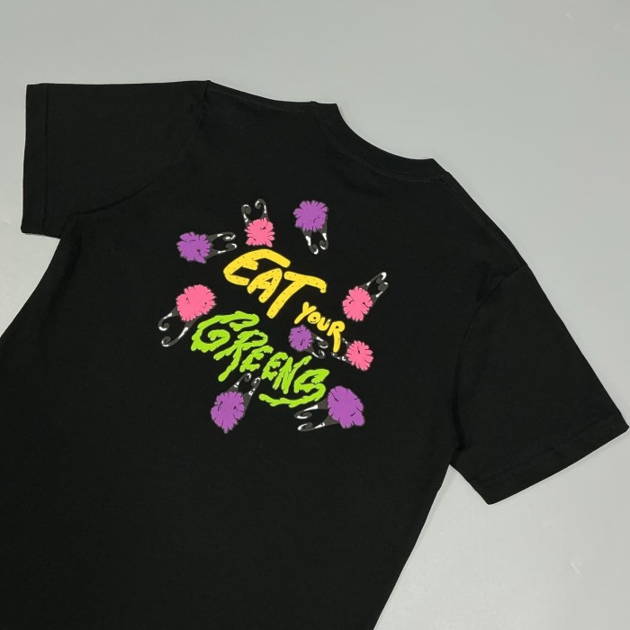 1:1 quality version Anti Promo Banana & Pom Pom Print Graffiti T-Shirt 2 colors 29093663