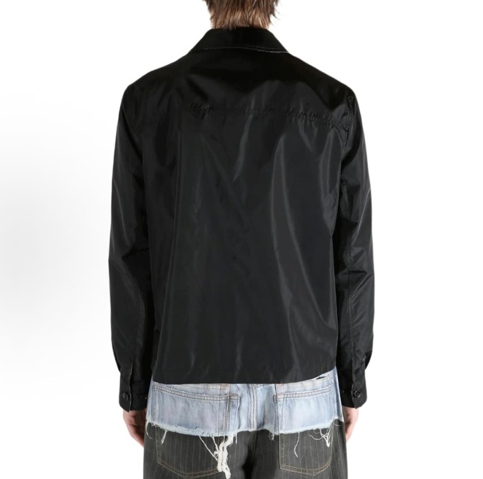 1:1 quality version Classic Plaid Reversible Lapel Windbreaker Water-Resistant Jacket 29105552