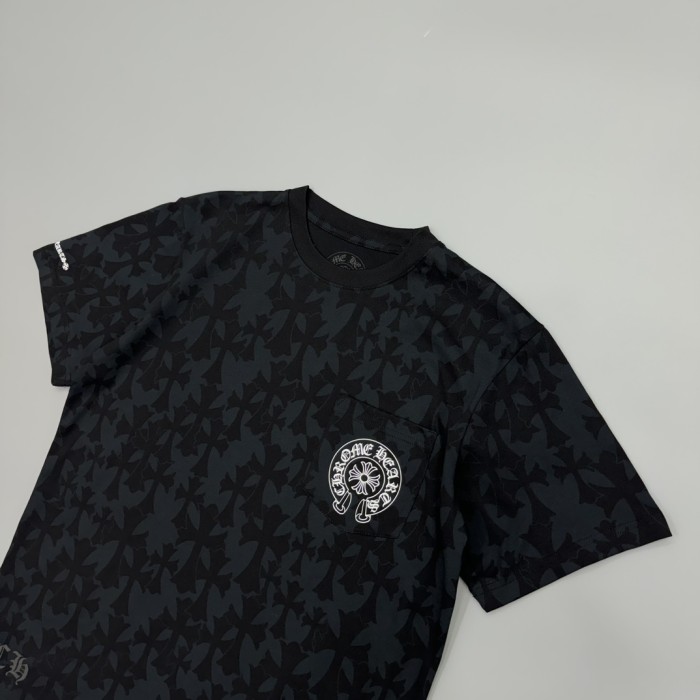 1:1 quality version Tonal Cross All-Over Print & Chrome Hearts Logo T-Shirt 29096835