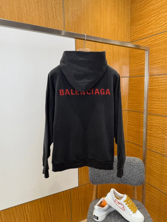 1:1 quality version Red Logo Embroidered Vintage Hoodie 29093637