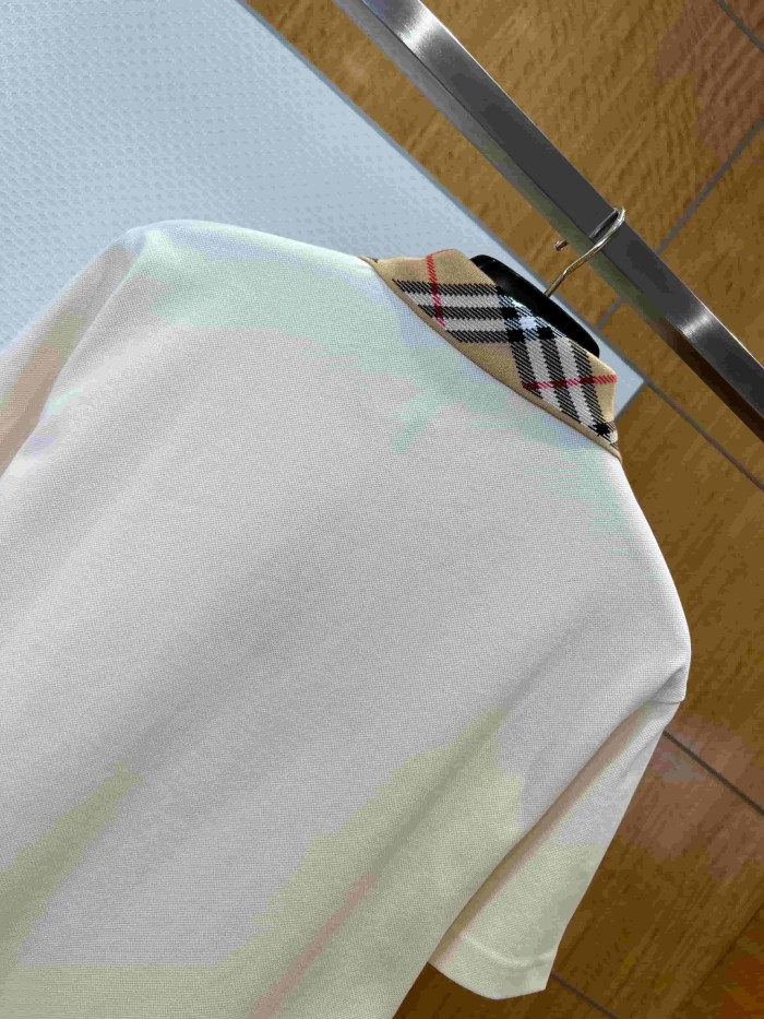 1:1 quality version Classic Check Collar Short Sleeve Polo Shirt 3 colors 29105654