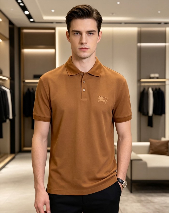 1:1 quality version Solid Color Embroidered Equestrian Knight Logo Polo Shirt 2 colors 29105602