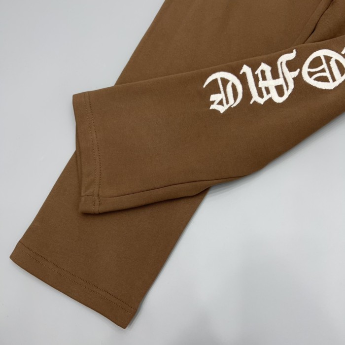 1:1 quality version Gothic Letter &  CH  Logo Print Straight Sweatpants 2 colors 29097785
