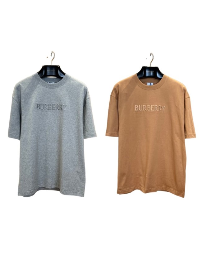 1:1 quality version Classic Letter Embroidered Crewneck T-shirt 2 colors 29105344