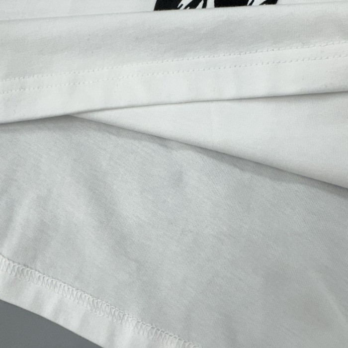 1:1 quality version  Anti Promo Multicolor Graffiti Cartoon Figure Print Pocket T-Shirt 2 colors 29093997