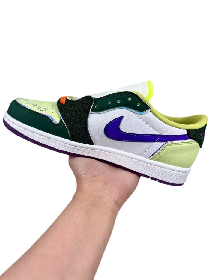 1:1 quality version Air @j1 Low OG Doernbecher 2023 Charity Co-branded Fun Embroidered Skate Shoes 29097039