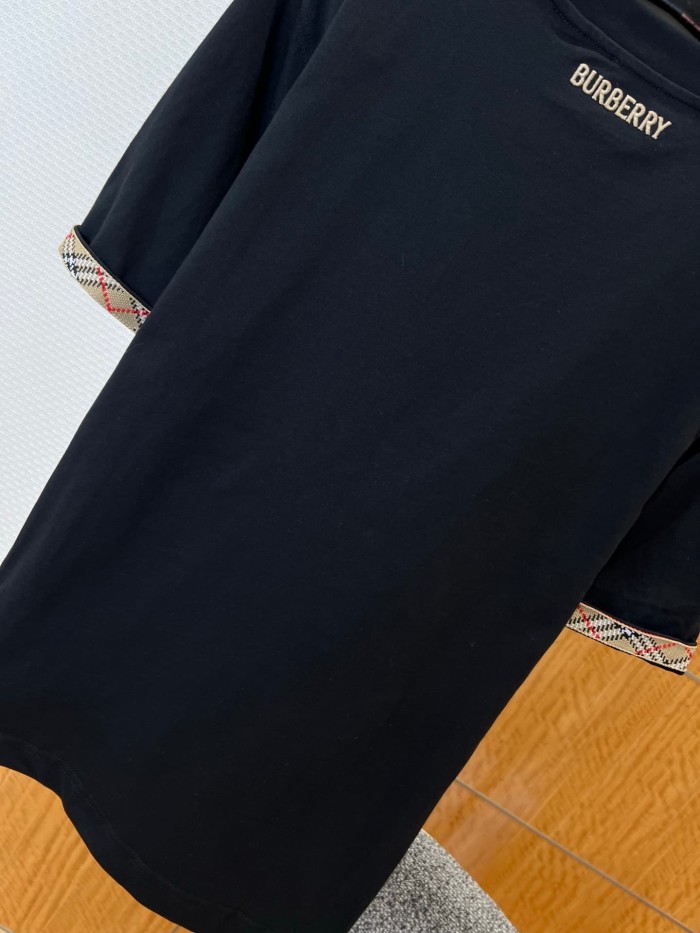 1:1 quality version Classic Knight Embroidered Solid Color Basic T-shirt 2 colors 29105494