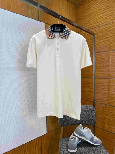 1:1 quality version Classic Check Collar Short Sleeve Polo Shirt 3 colors 29105654